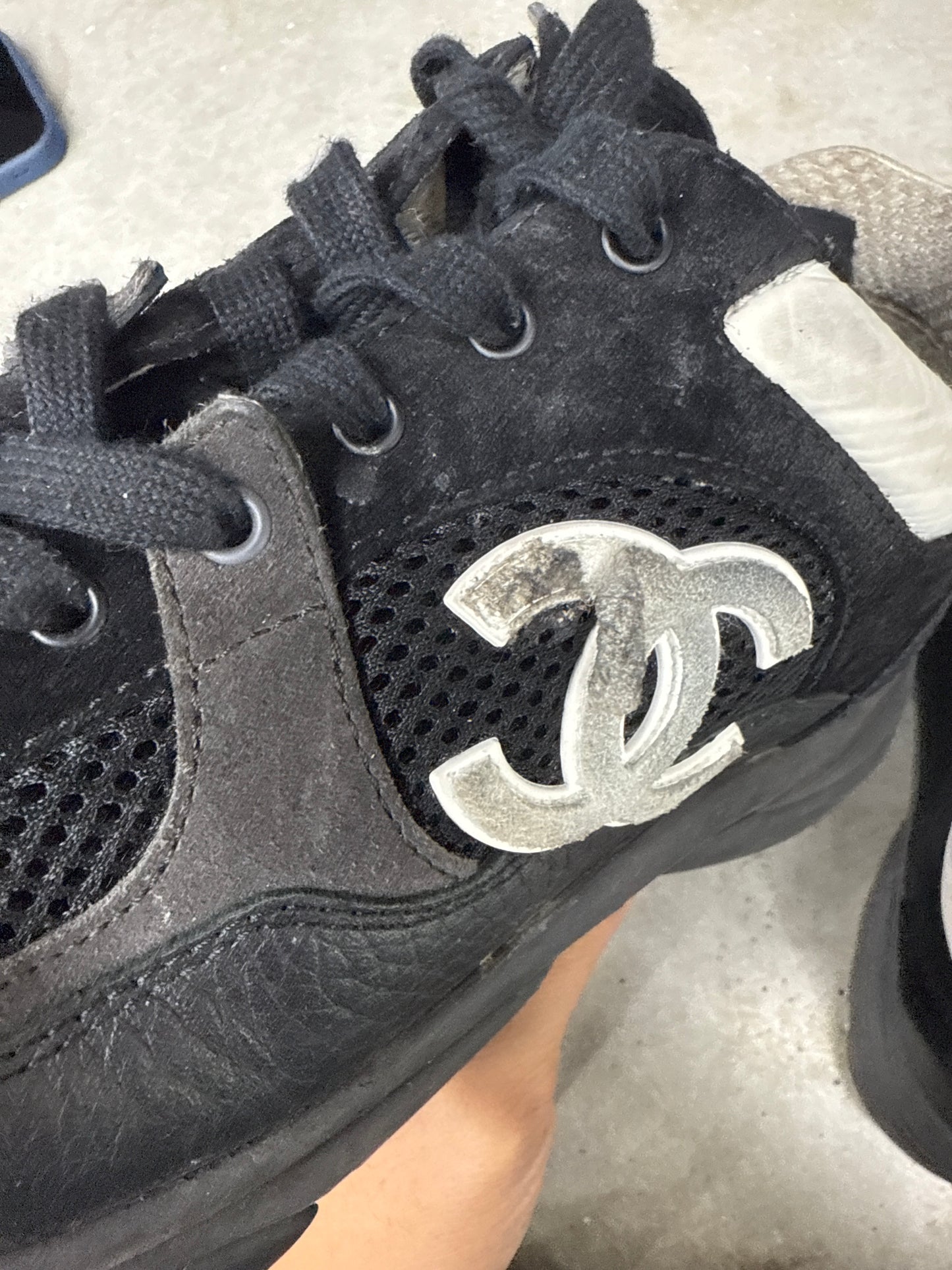 Chanel Trainer Black/White (U) - 38 (NB)