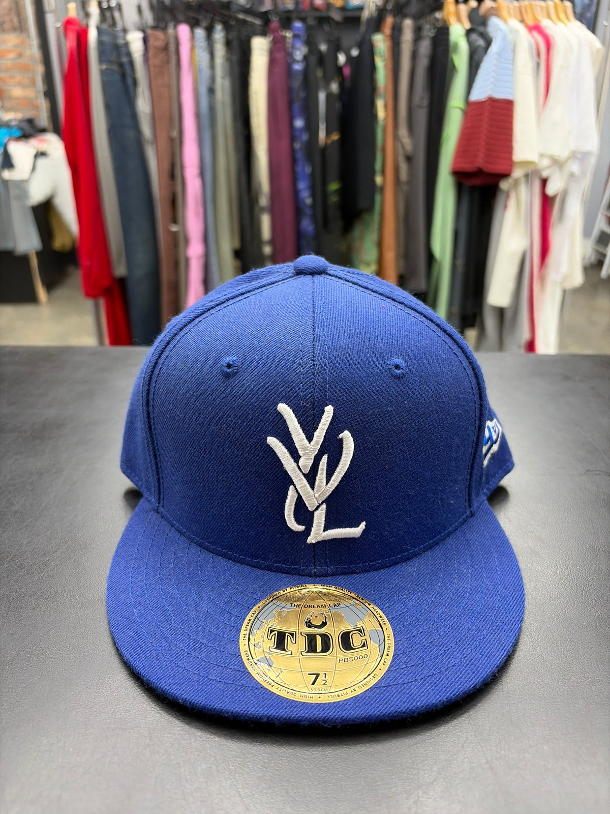 Blue YVL Fitted - 7 1/2**