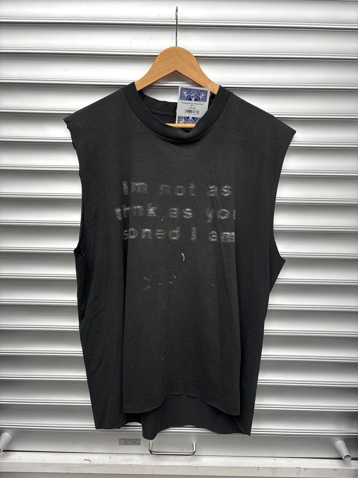 Vintage Blurry Stoned Tee - XL **