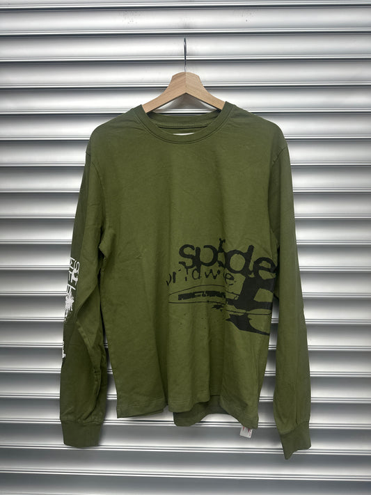 Spider Green Longsleeve - M**