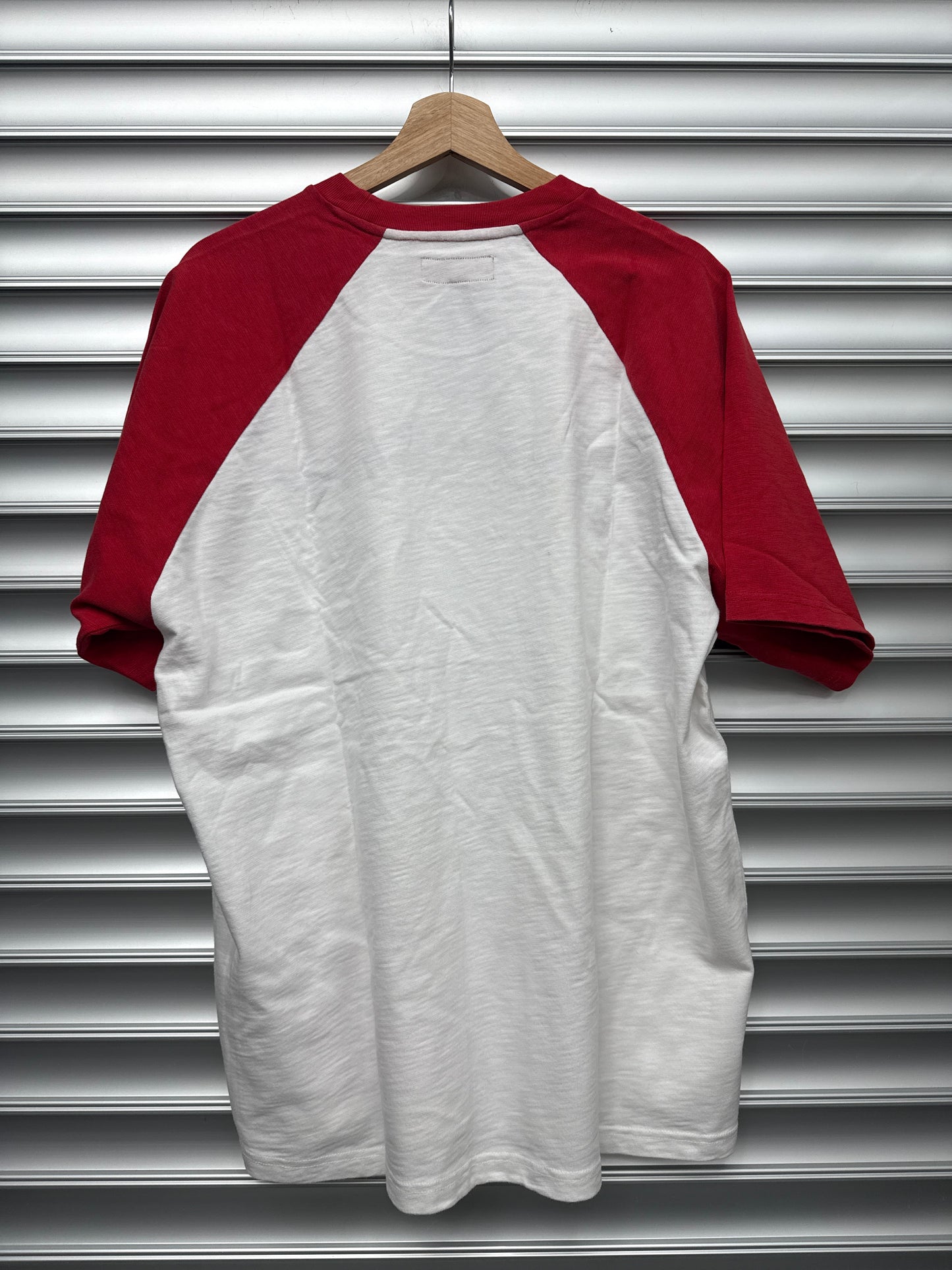 Supreme Red Studded Raglan Tee - L