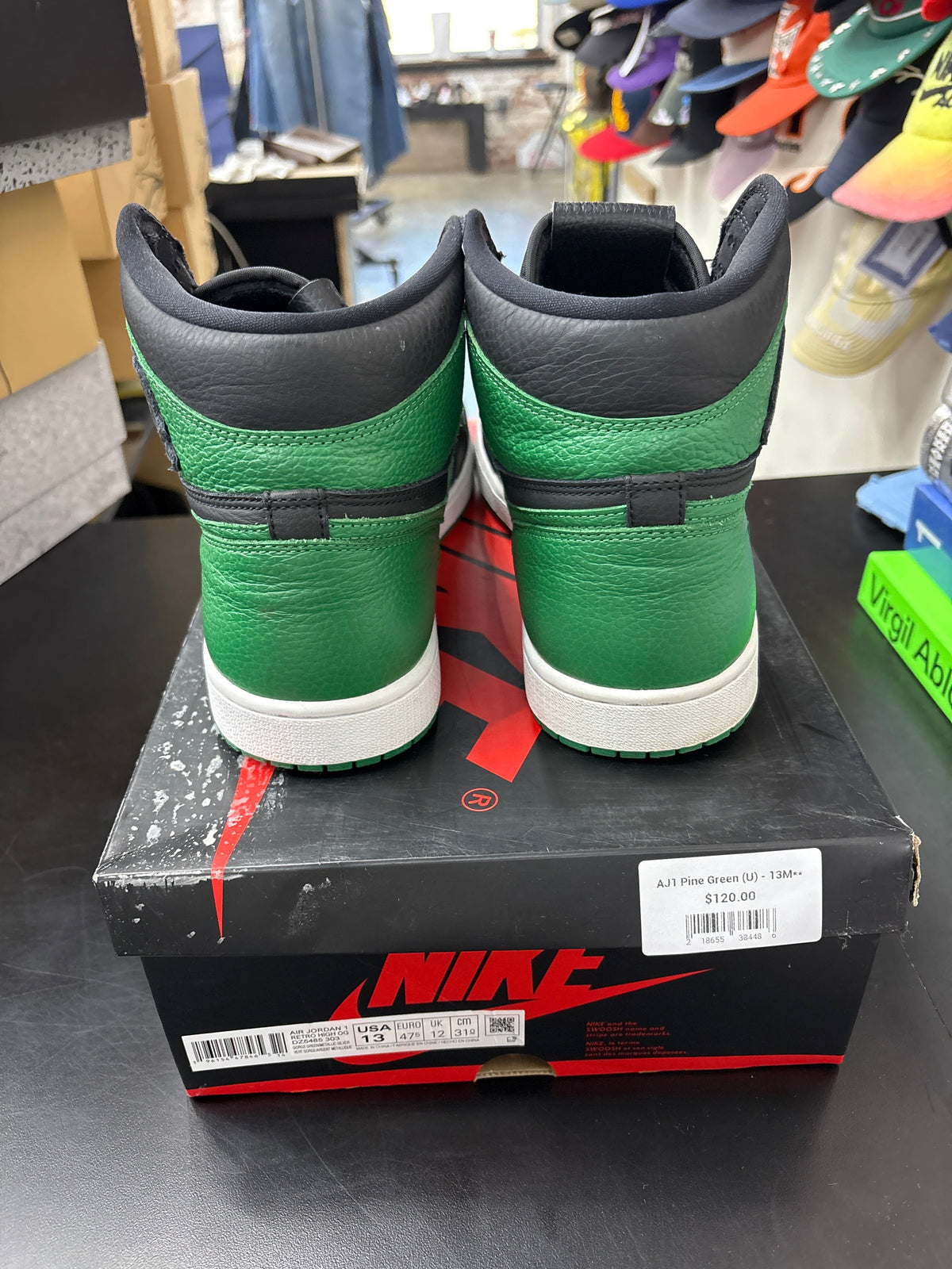 AJ1 Pine Green (U) - 13M**