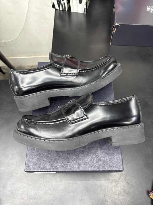 Prada Black Loafer (U) - 10.5M**
