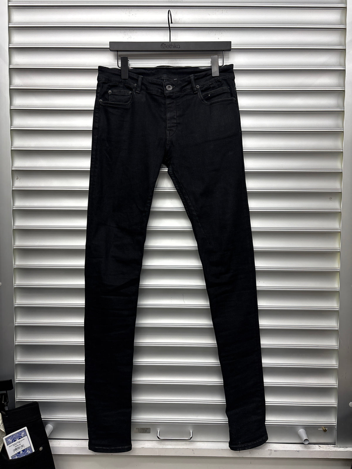 Rick Owen Black Detroit Denim - 30 **