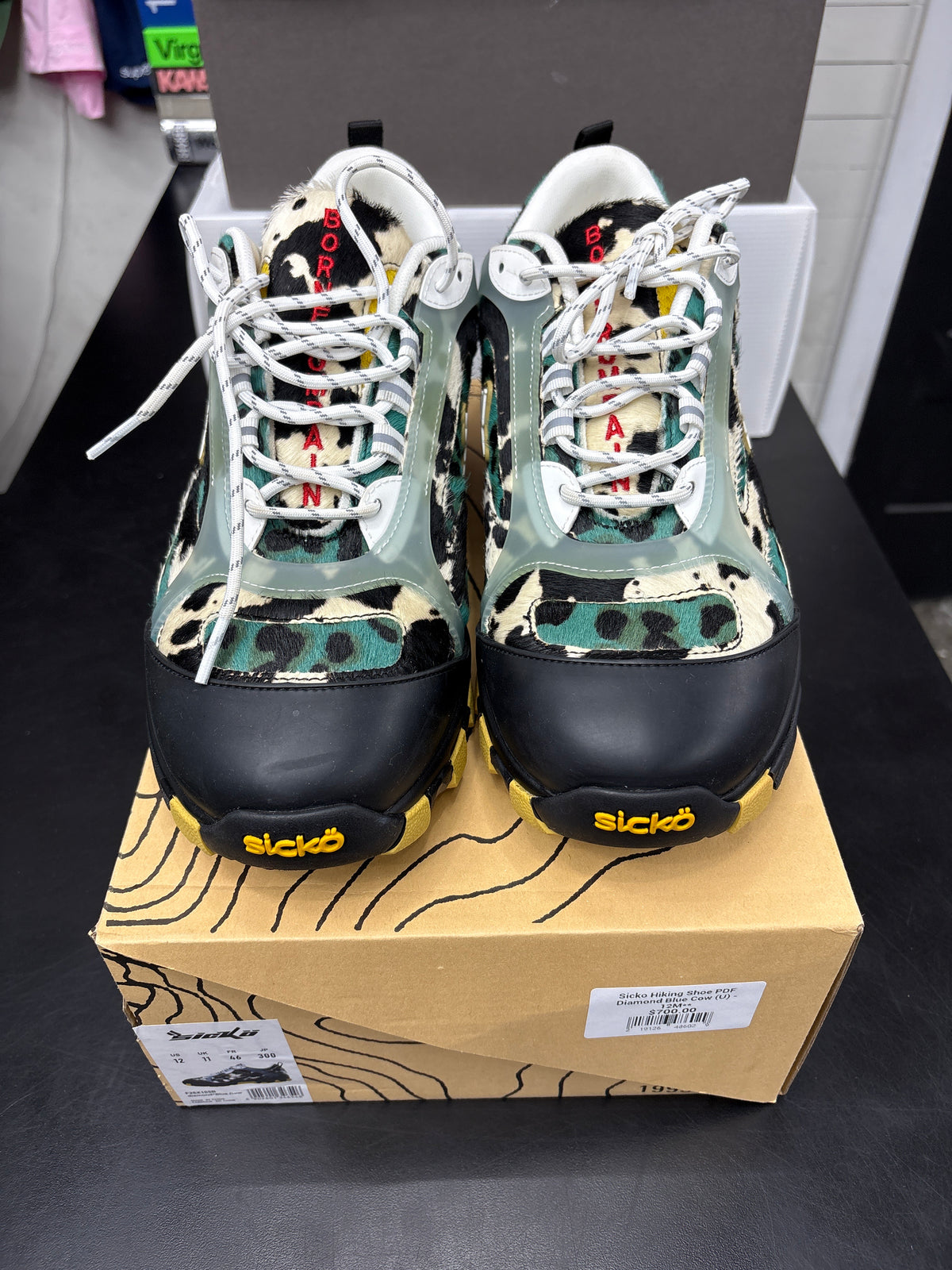 Sicko Hiking Shoe PDF Diamond Blue Cow (U) - 12M**