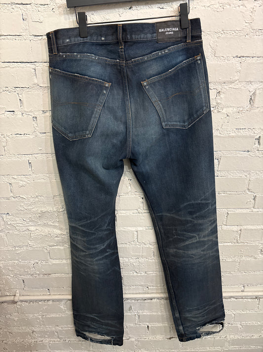 Balenciaga Mud Wash Denim - 32