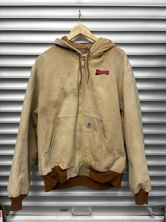 Vintage Tan Carhartt Hooded Jacket - L