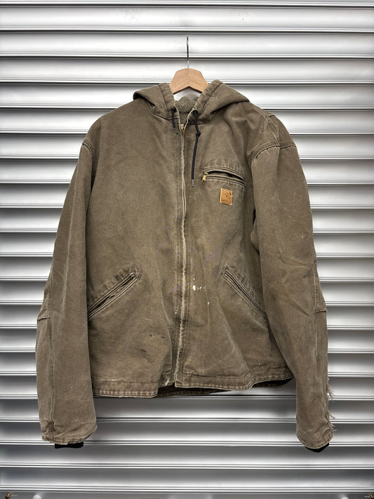 Vintage Brown Carhartt Sherpa Lined Jacket - L**