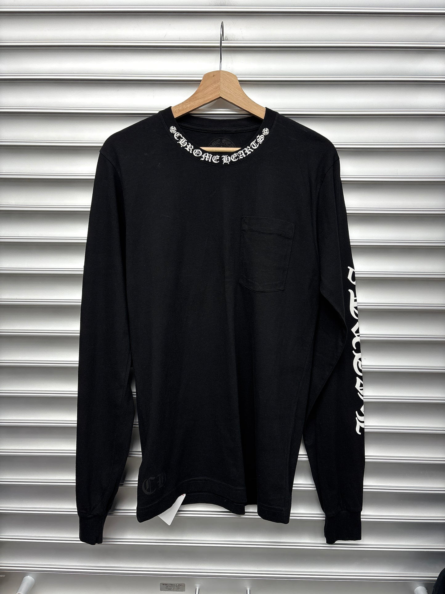 Chrome Hearts Longsleeve Spellout Tee - M