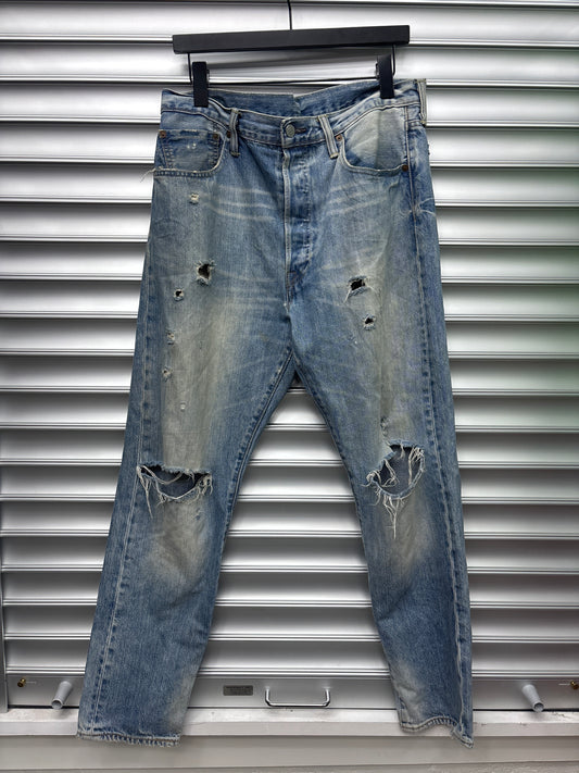 Vintage Levi Distressed Denim - 34x30