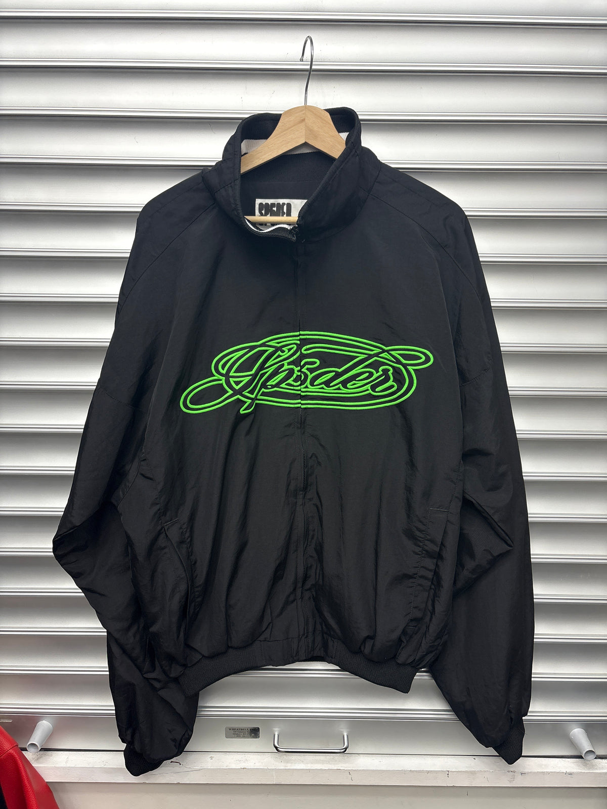 Spider Black Track Jacket - L**