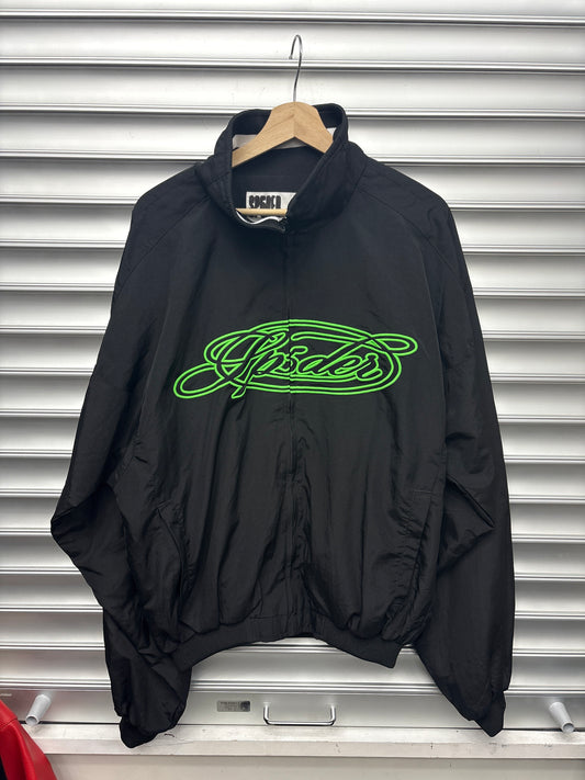 Spider Black Track Jacket - L**
