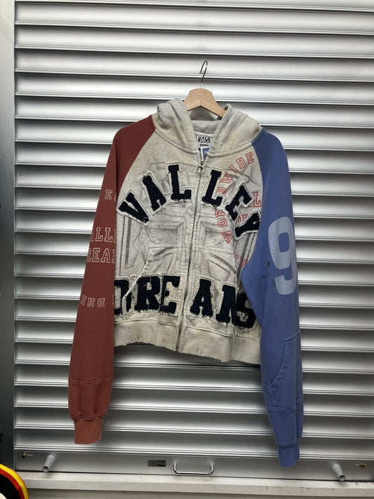 Vale Tri Color Zip Up - Small