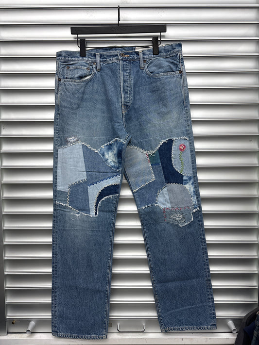Kapital Floral Knee Denim - 38**
