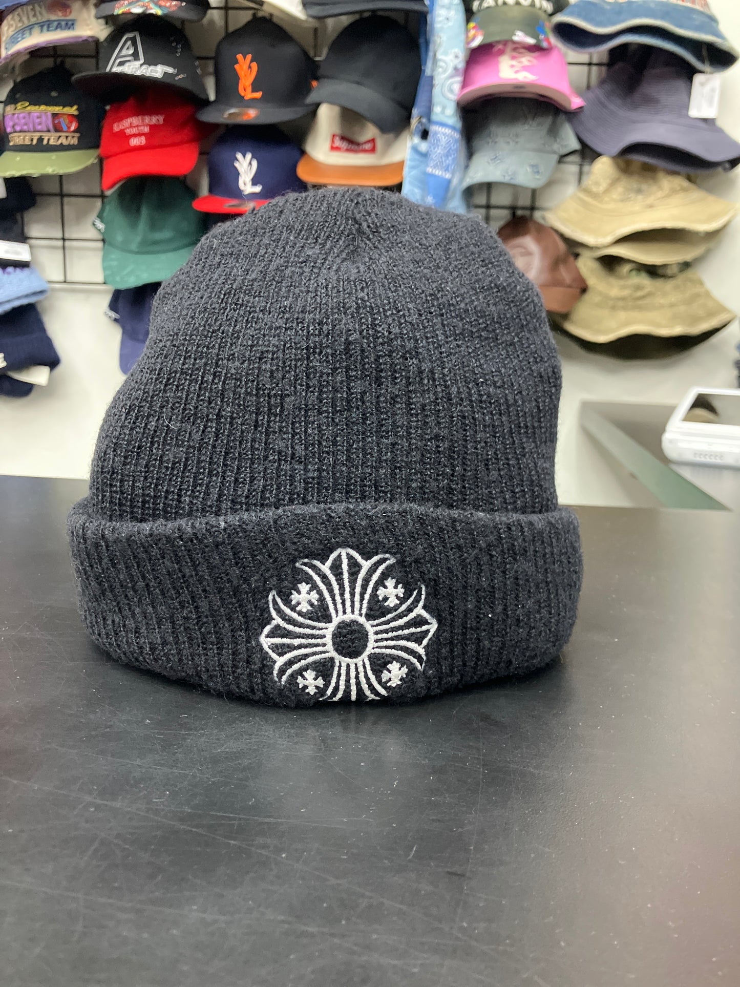 Chrome Hearts Black Beanie