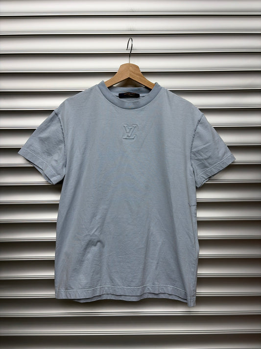Louis Vuitton Blue Logo Tee - XS