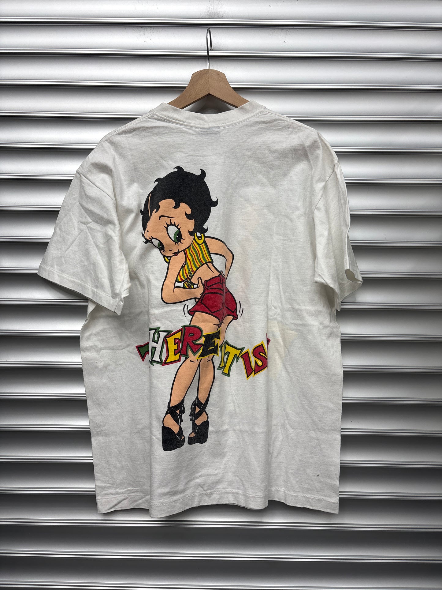 Vintage Betty Boop Rasta Tee - XL