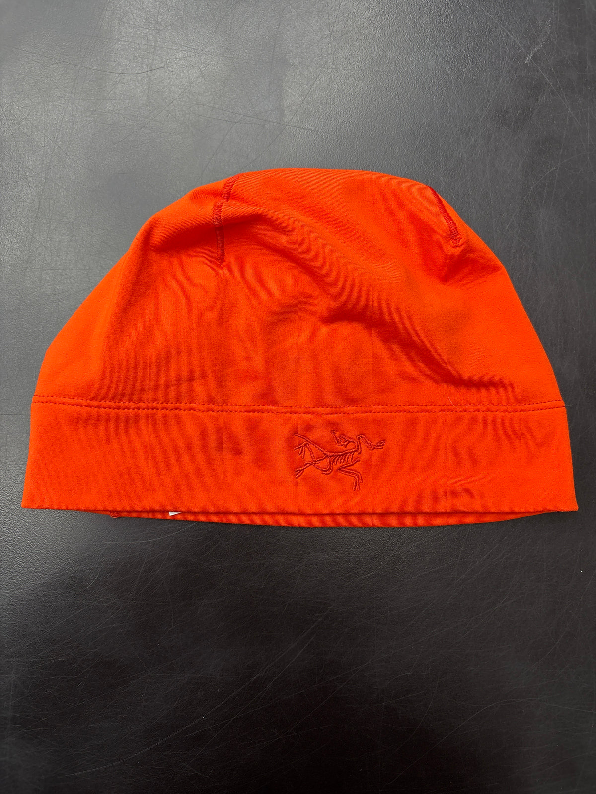 Arcteryx Orange Base Layer Beanie**