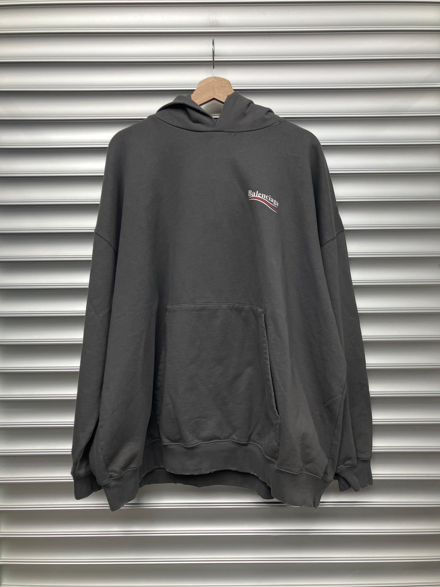 Balenciaga Grey Campaign Hoodie - S