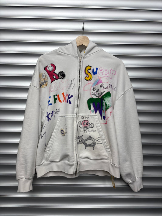 Balenciaga 1/1 Hand Drawn Hoodie - L