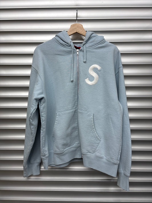 Supreme S Logo Unc Zip Up - M