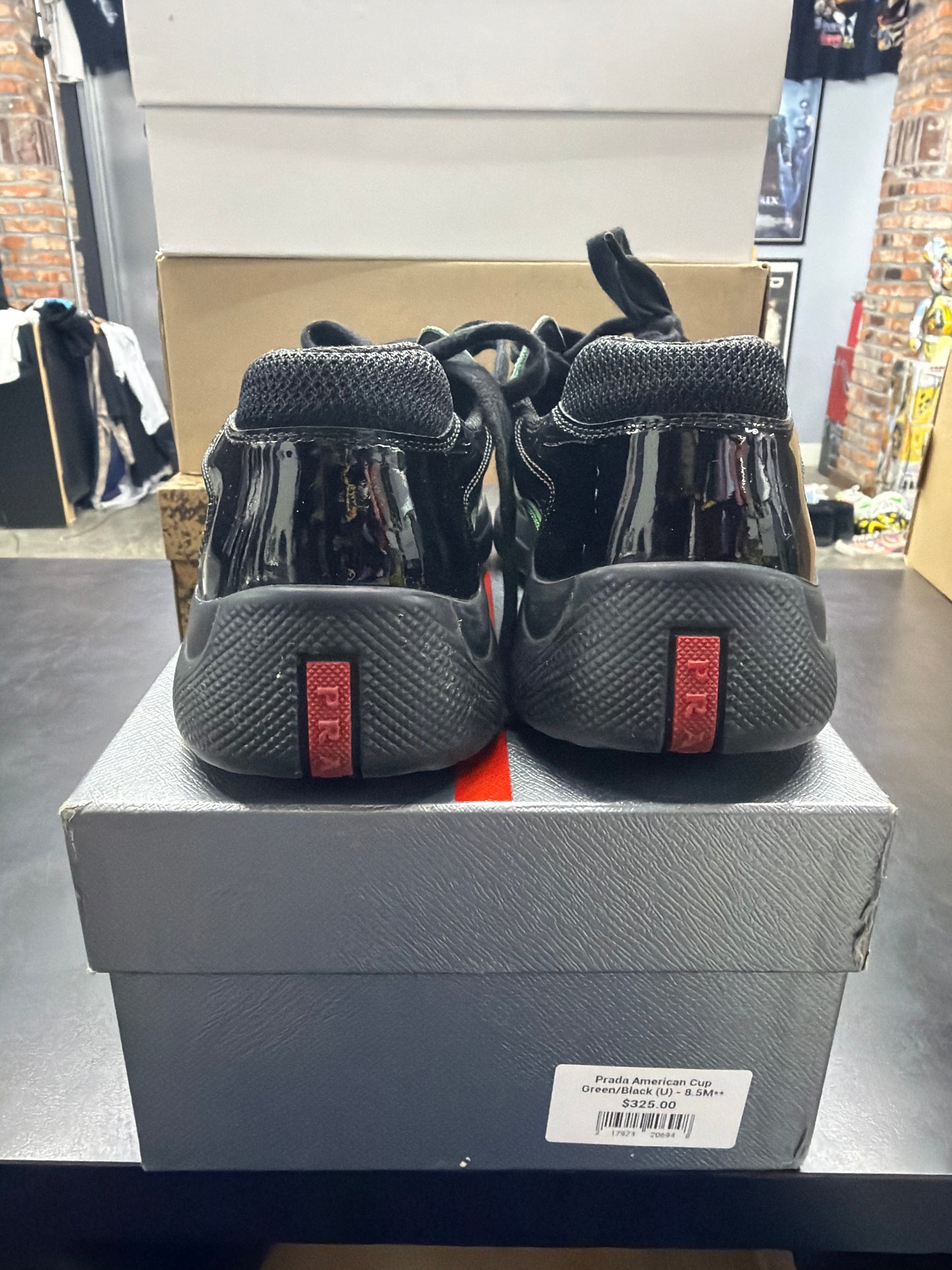 Prada American Cup Green/Black (U) - 8.5M**