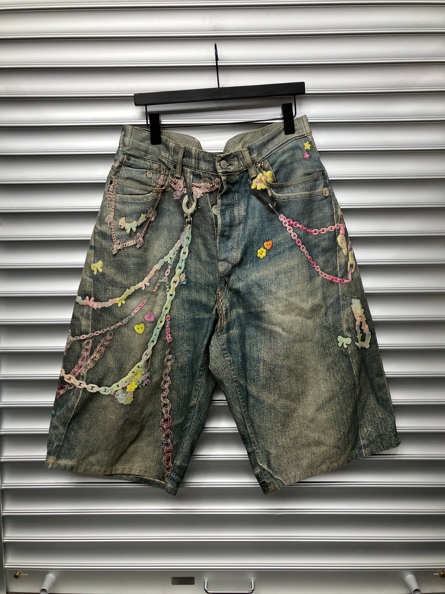 Acne Trompe Denim Shorts - 52