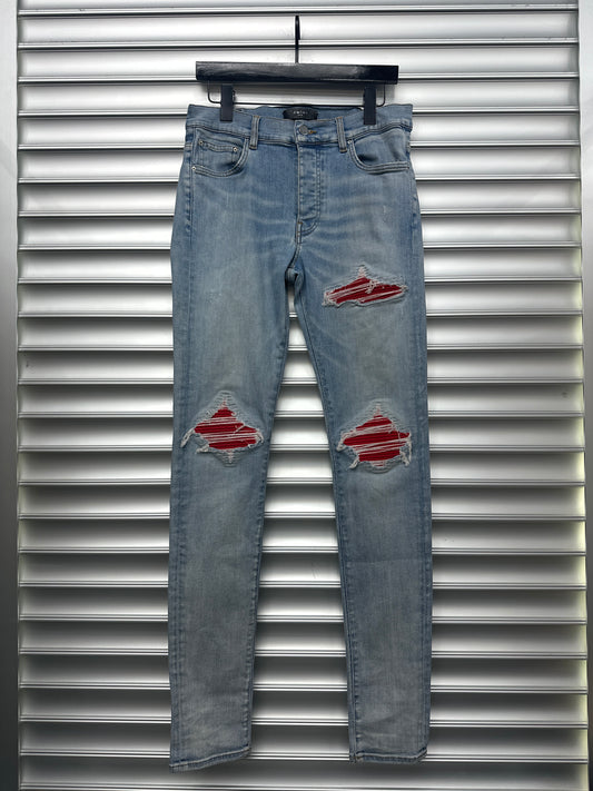 Amiri MX1 Red Patch Denim - 31**