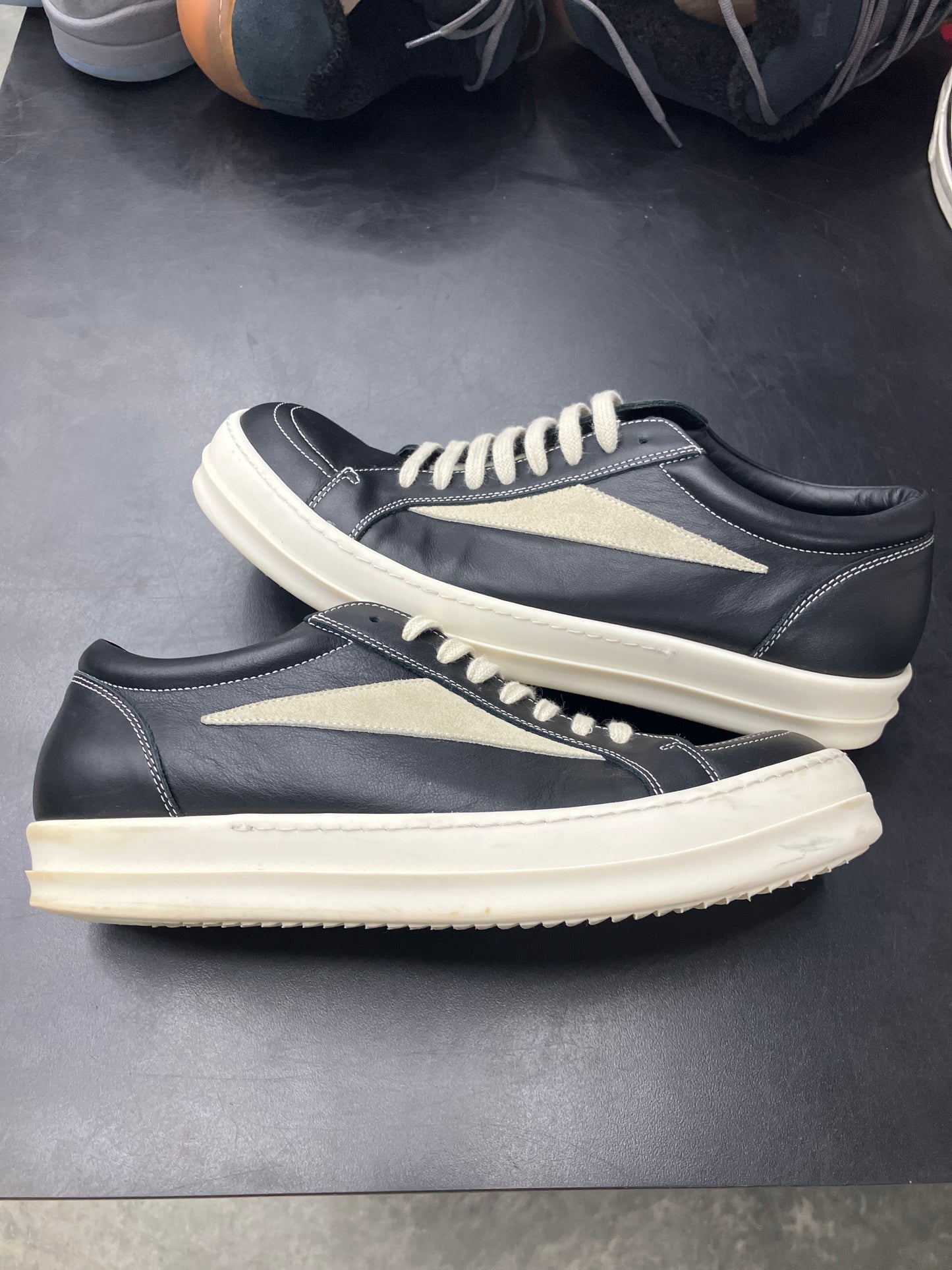 Rick Owen Vintage Black Leather (U) - 43(10) (NB)