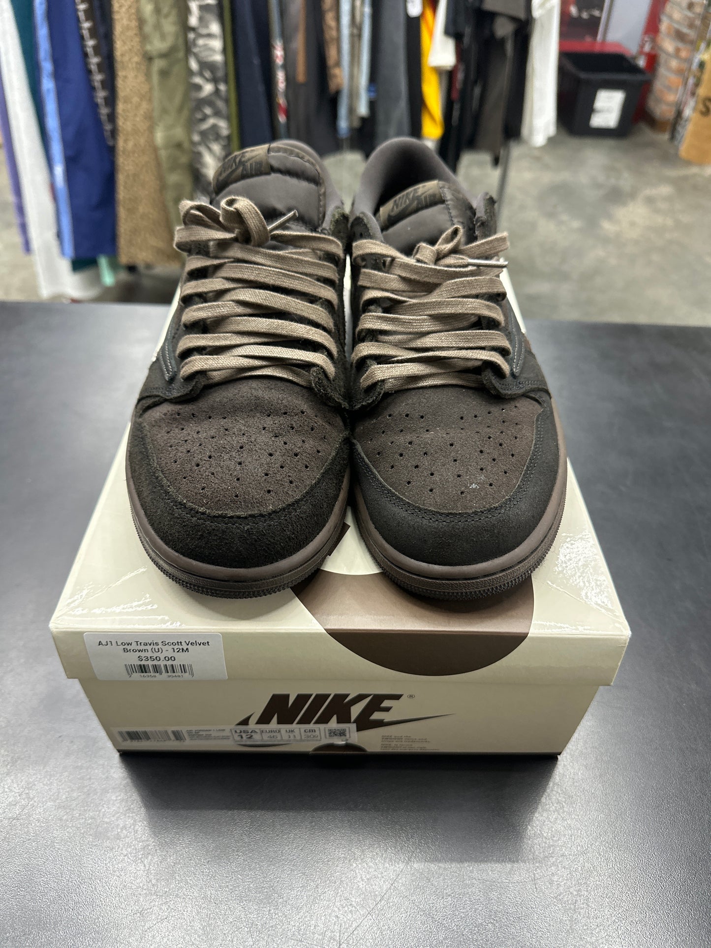 AJ1 Low Travis Scott Velvet Brown (U) - 12M