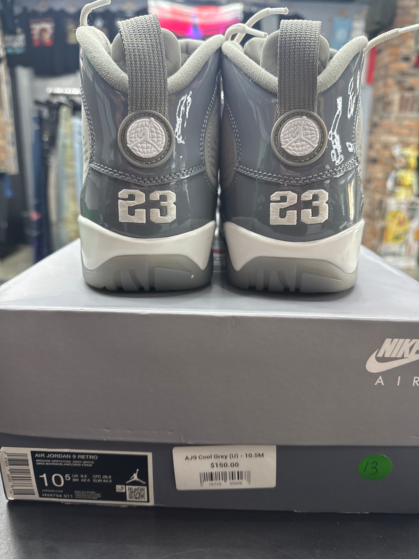 AJ9 Cool Grey (U) - 10.5M