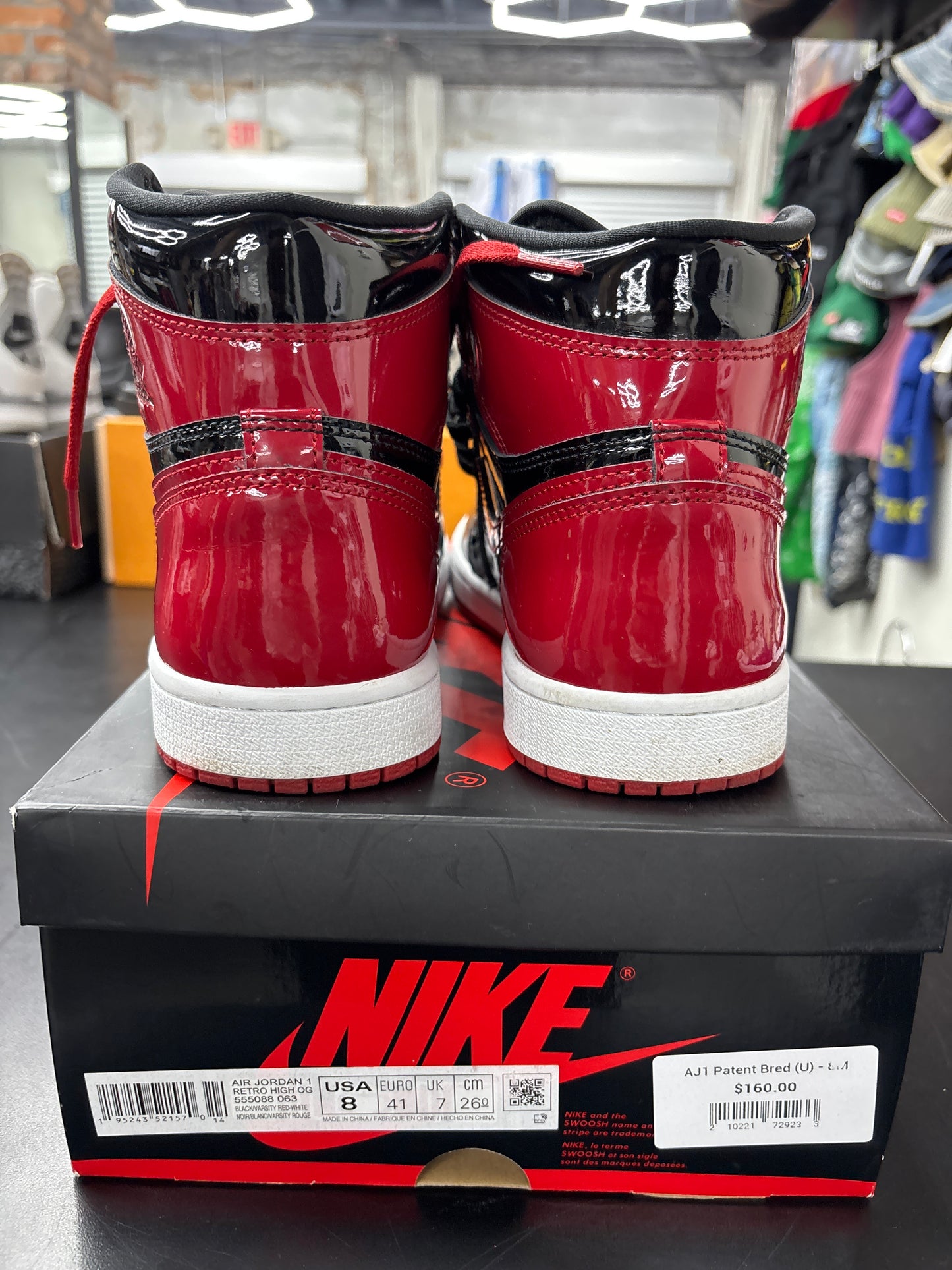 AJ1 Patent Bred (U) - 8M