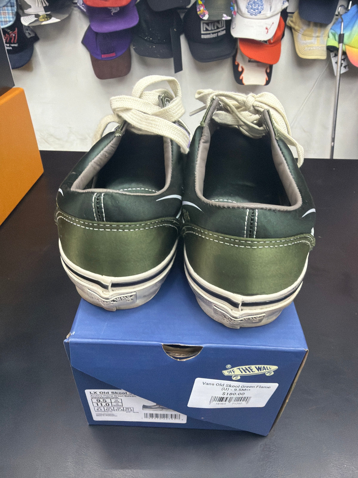 Vans Old Skool Green Flame (U) - 9.5M**