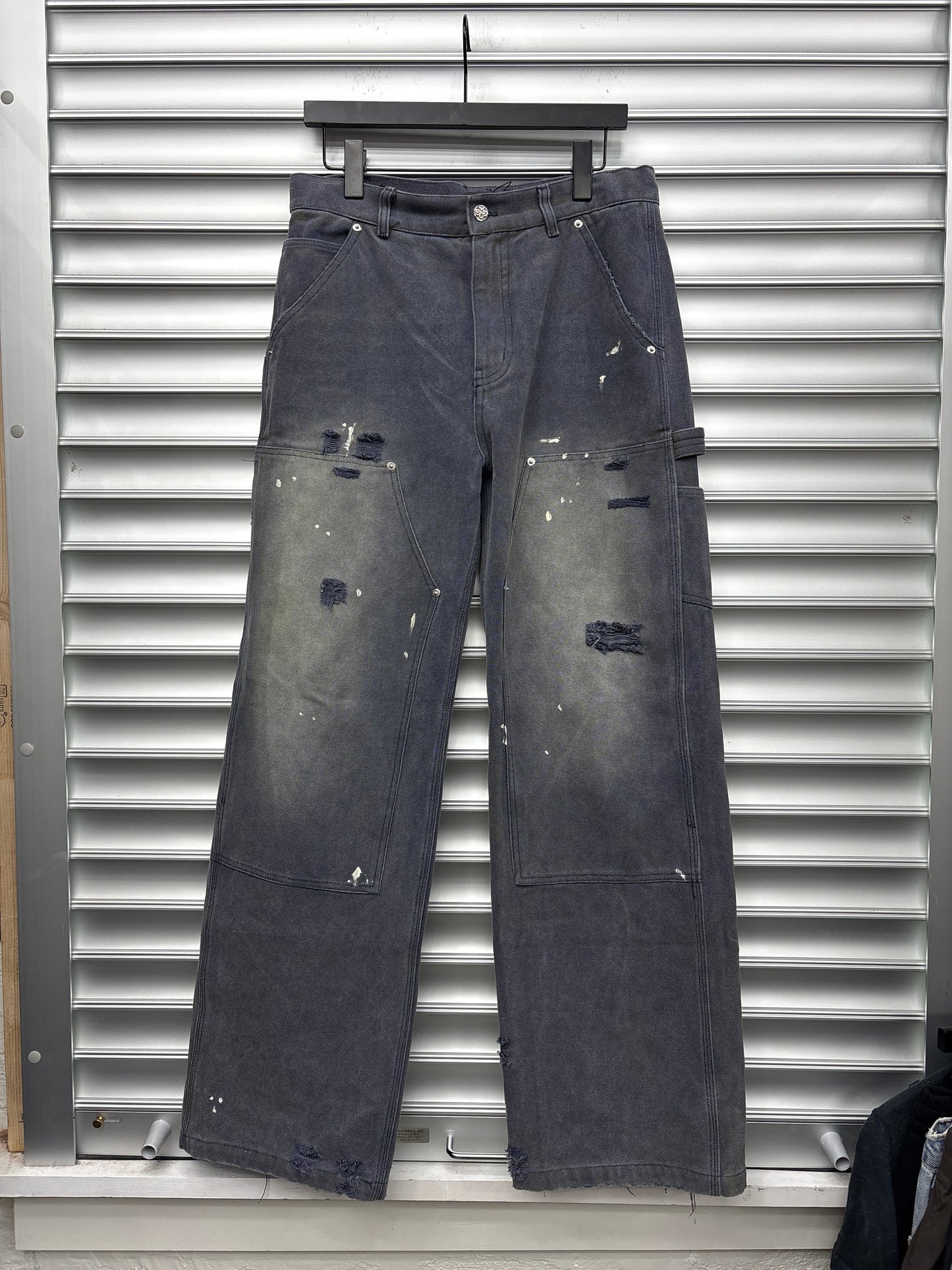 HMDD Double Knee Grey Pant - S **