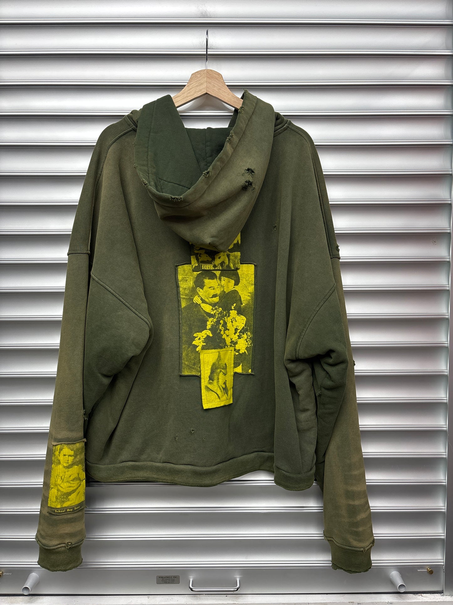 Brand New Green ERD Thermal Hoodie - XXL