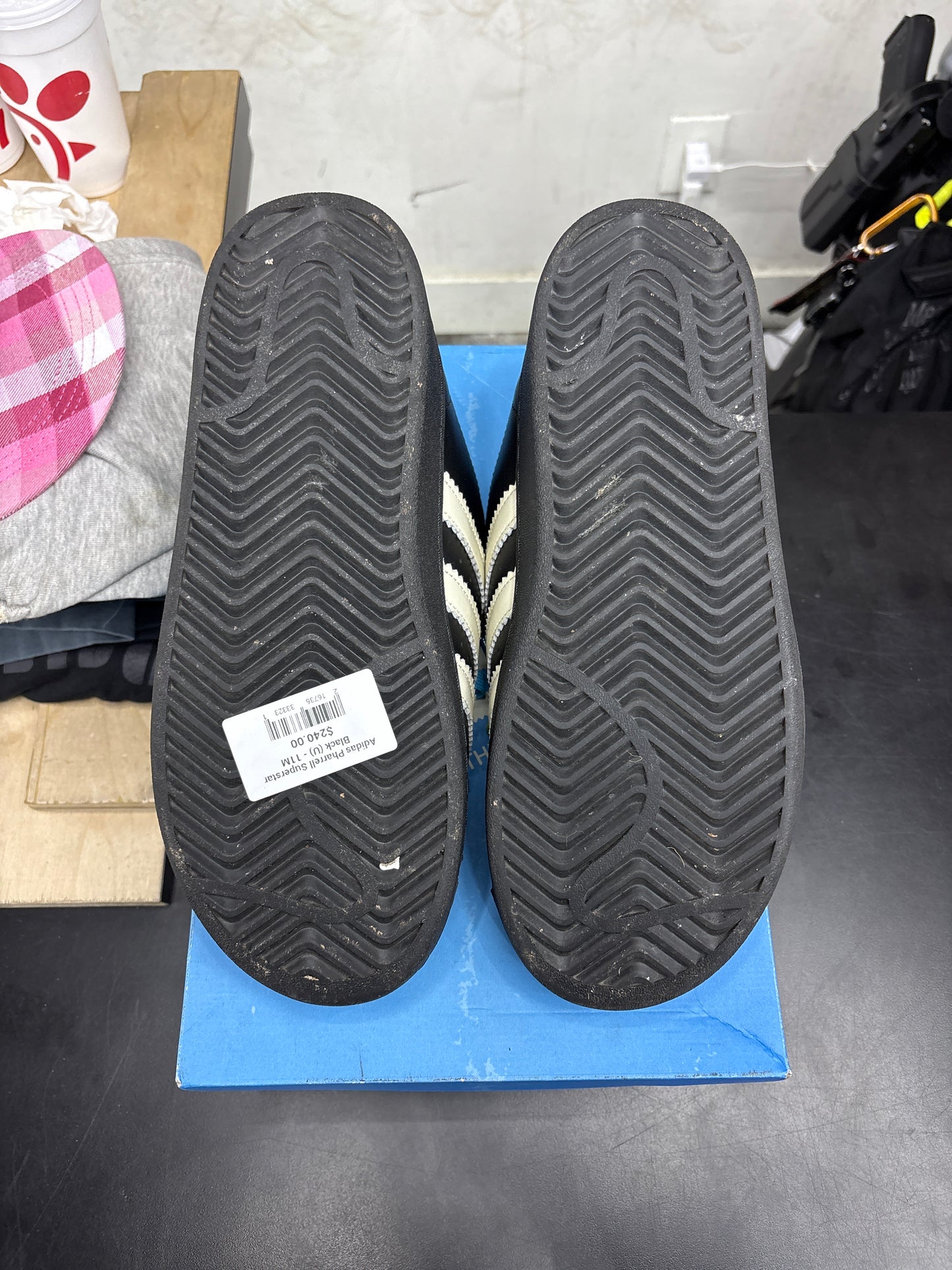Adidas Pharrell Superstar Black (U) - 11M