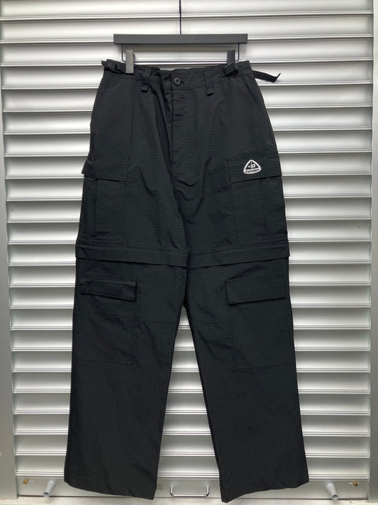 Raspberry Convertible Black Cargo Pants - S*