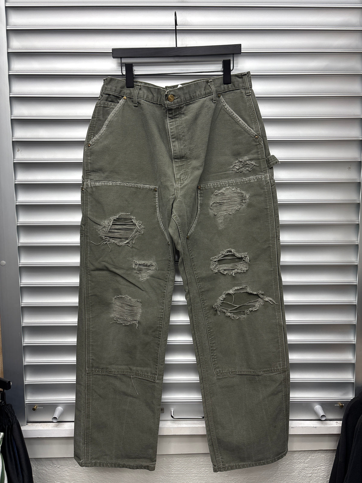 Vintage Carhartt Olive Double Knee - 40x32**