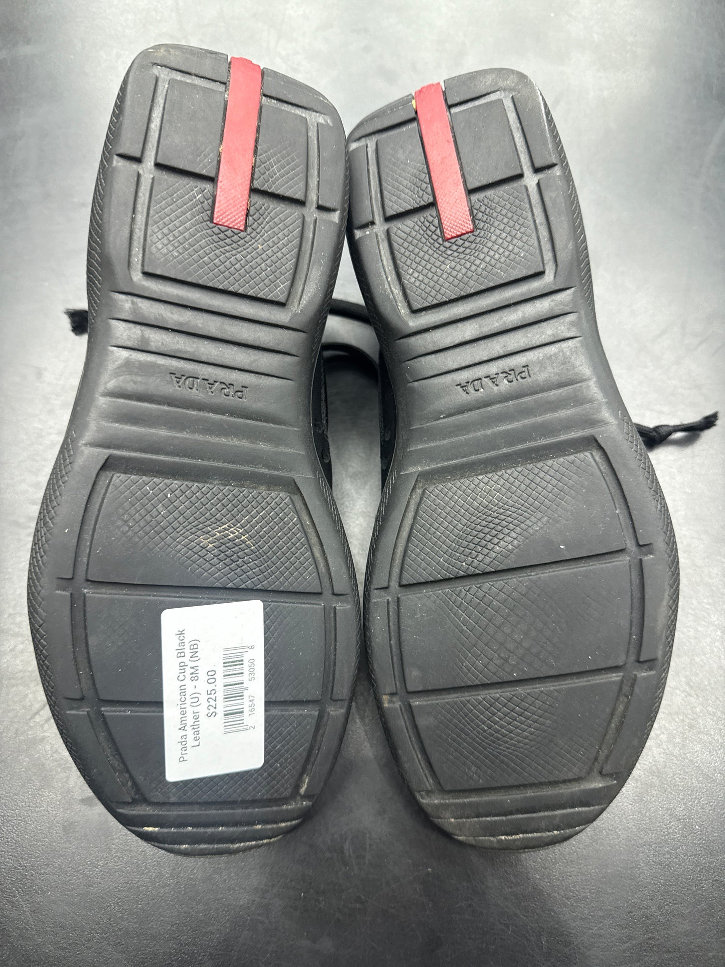 Prada American Cup Black Leather (U) - 8M (NB)