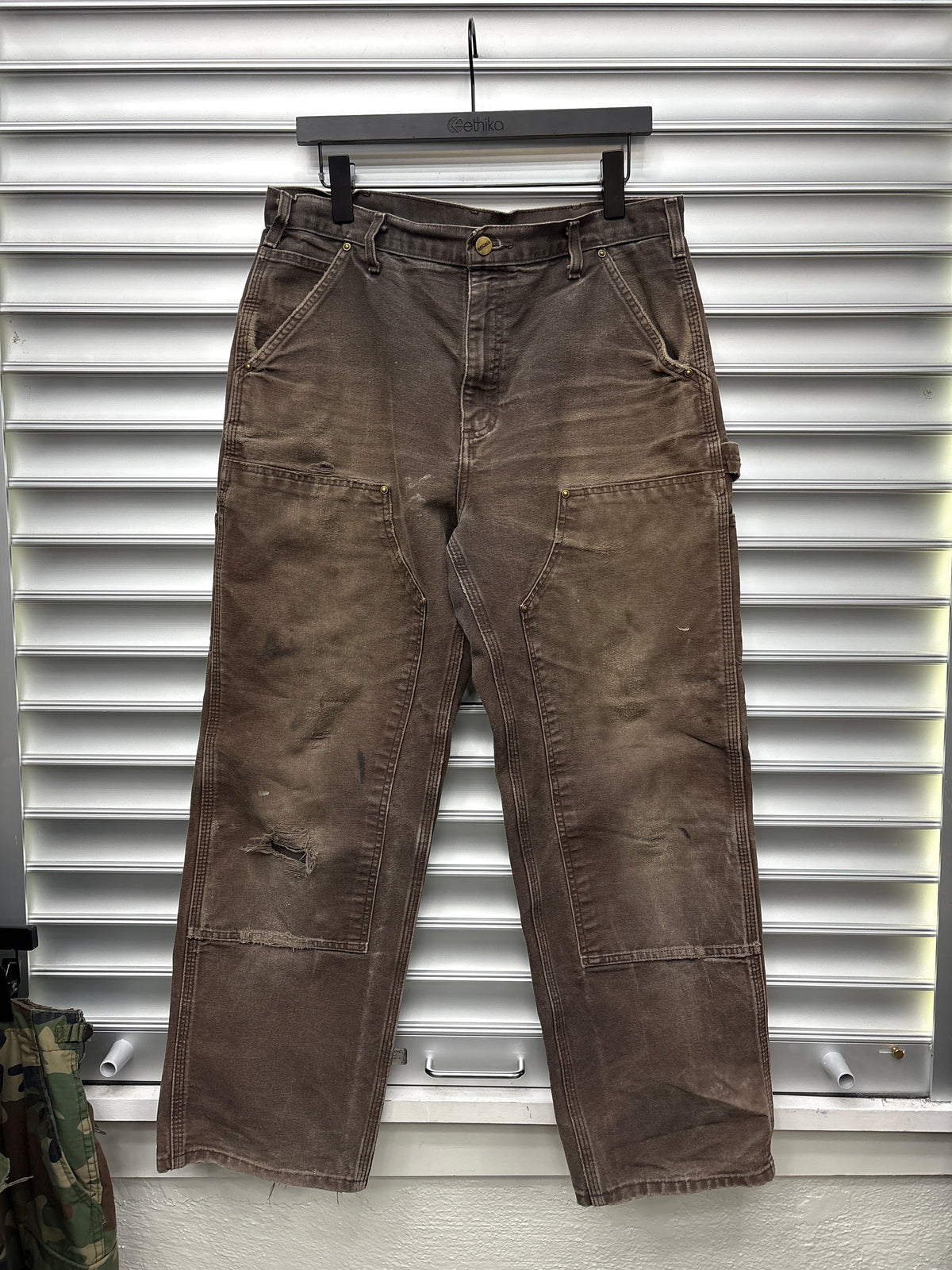 Vintage Carhartt Brown Double Knee - 34x30**