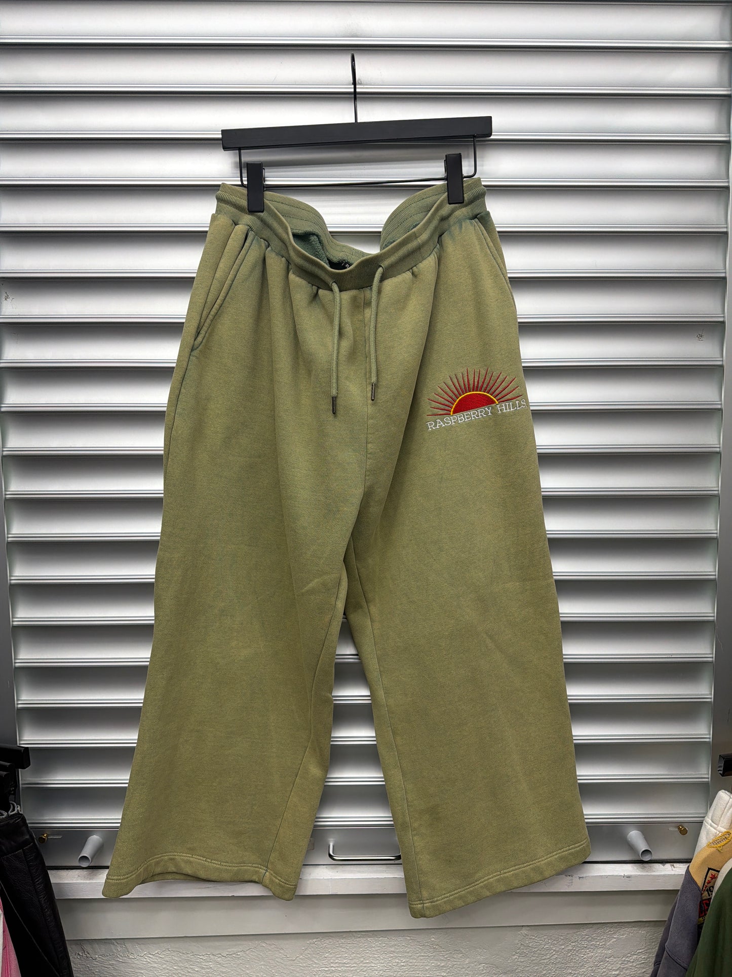 Raspberry Green Sweats - XL