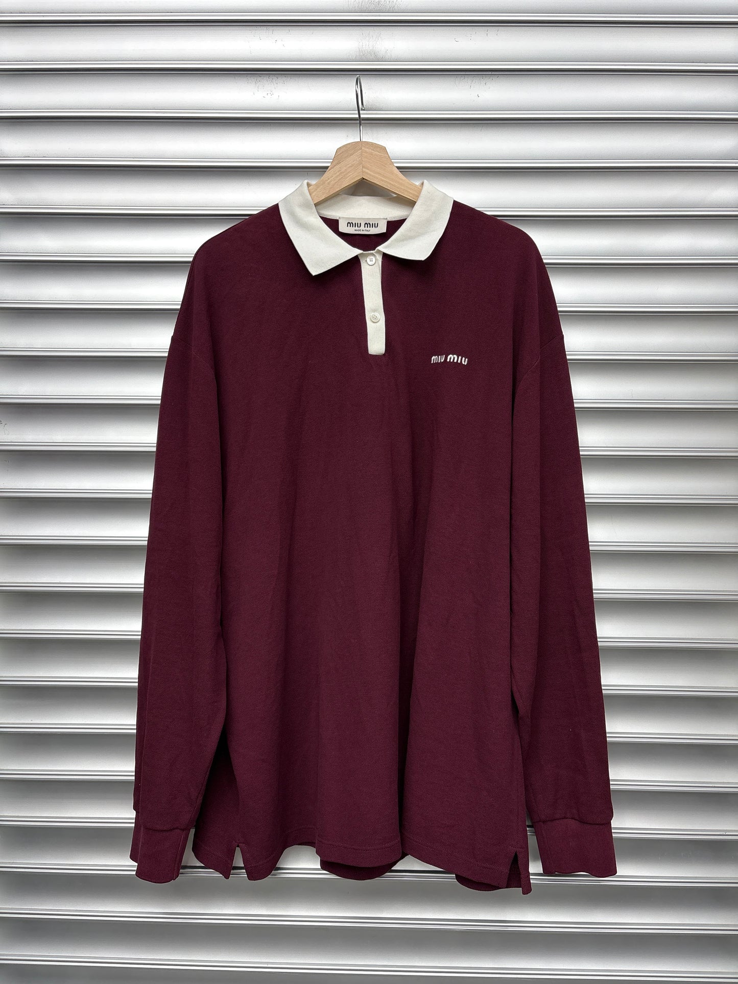 Miu Miu Burgundy Rugby - XL **