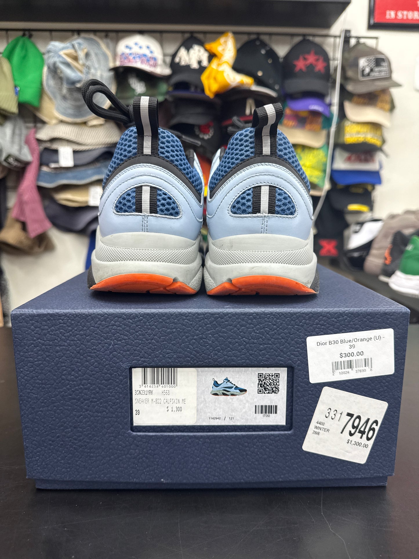 Dior B22 Blue/Orange (U) - 39