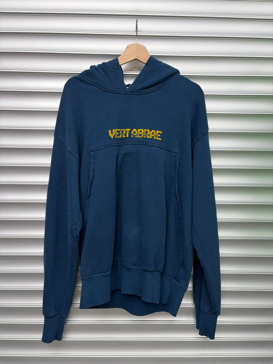Vertabrae Navy Big Kangroo Hoodie - L
