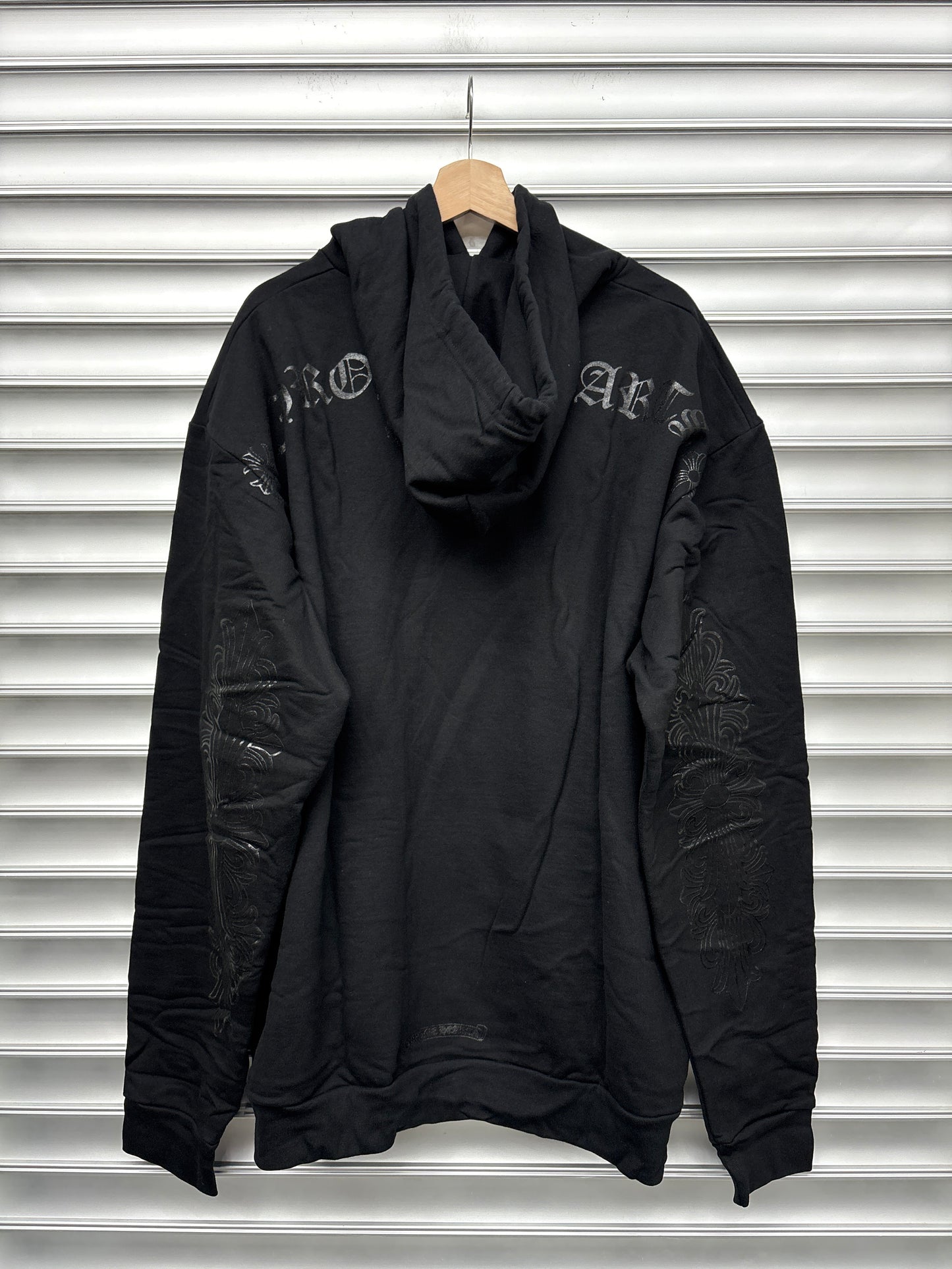 Chrome Hearts Black Floral Hoodie - XXL