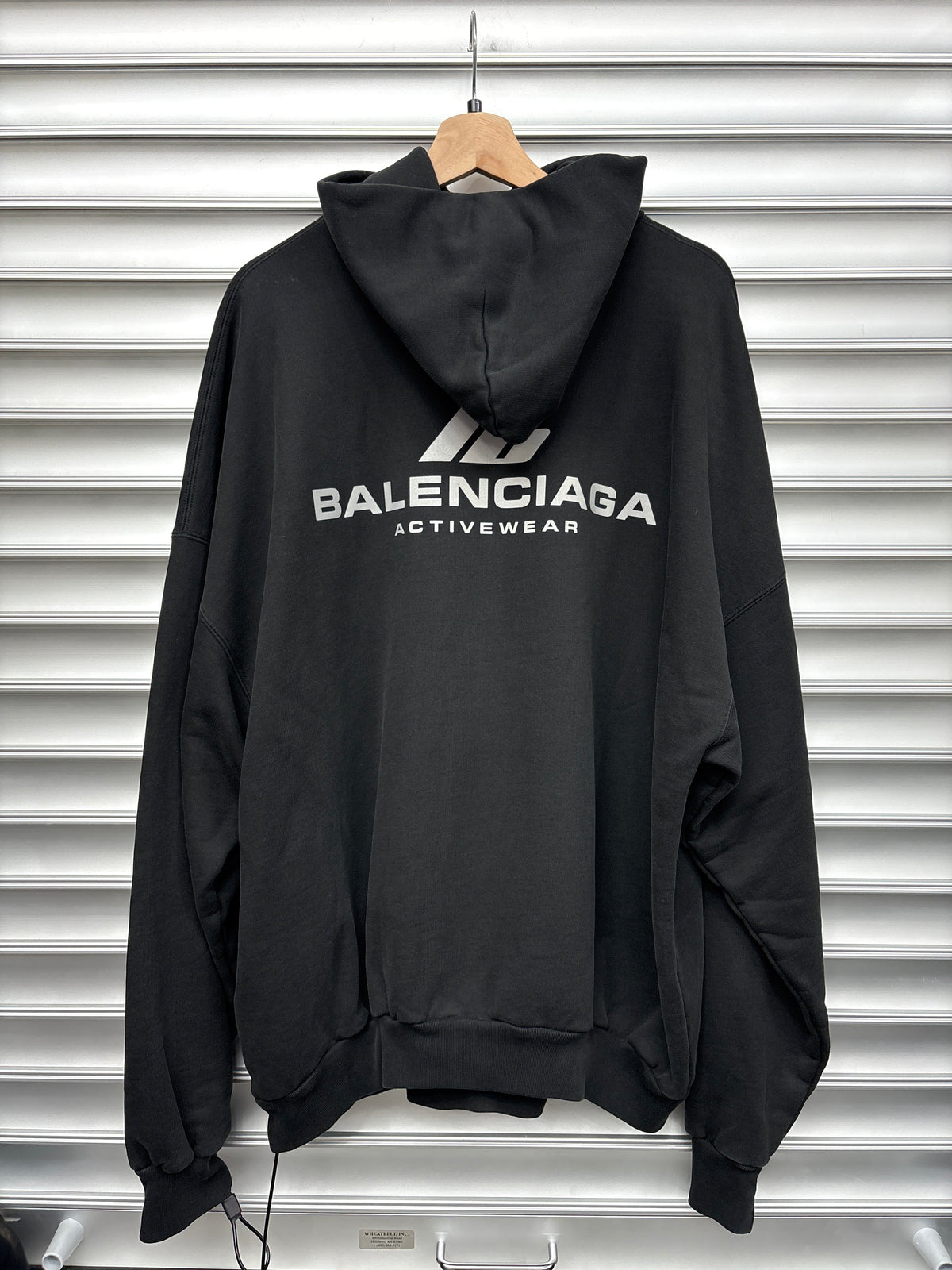 Balenciaga Active Black Hoodie - 3**