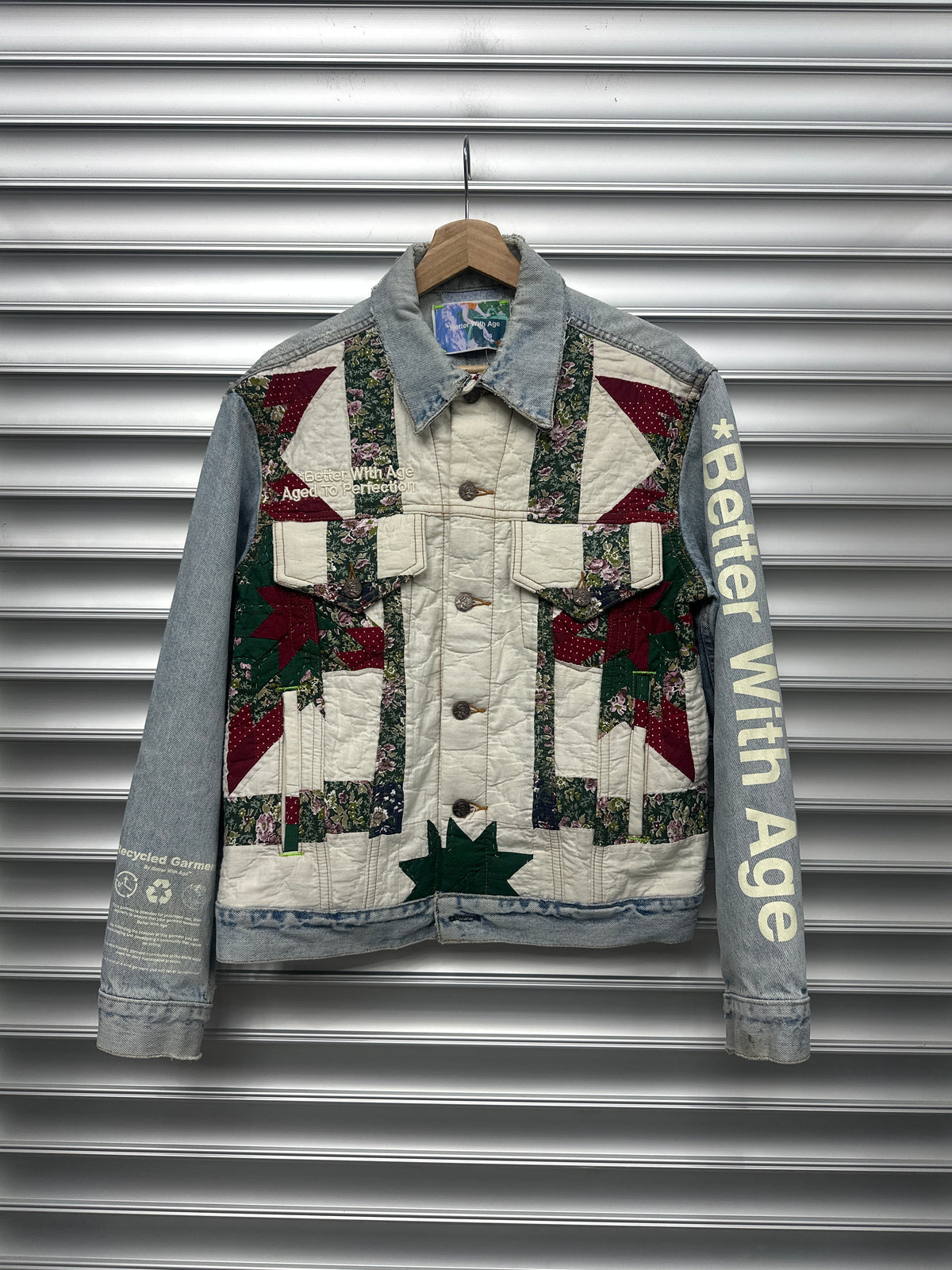 Better With Age Quilted Denim Jacket - M**
