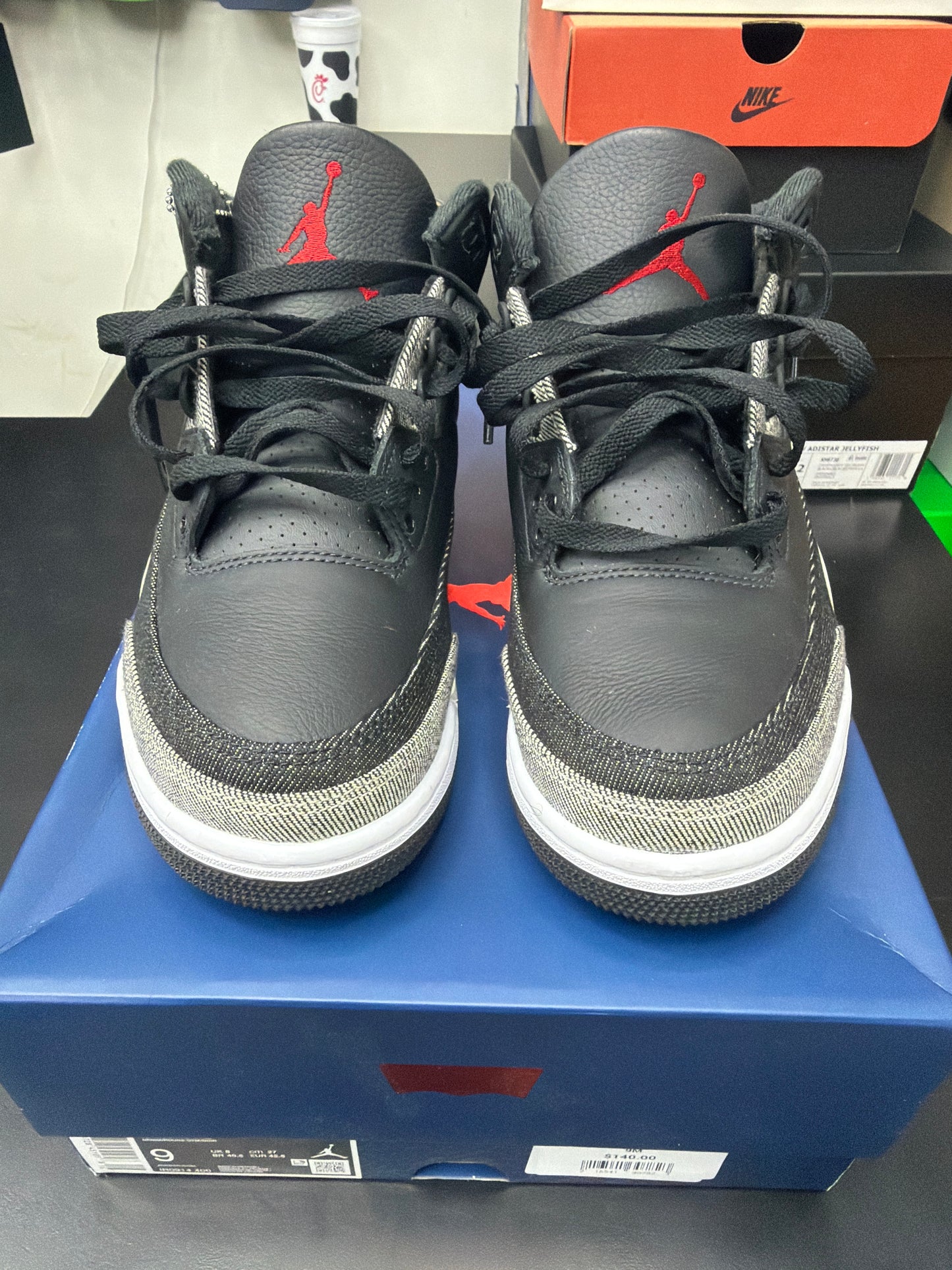 AJ3 Levi Denim Black (U) - 9M