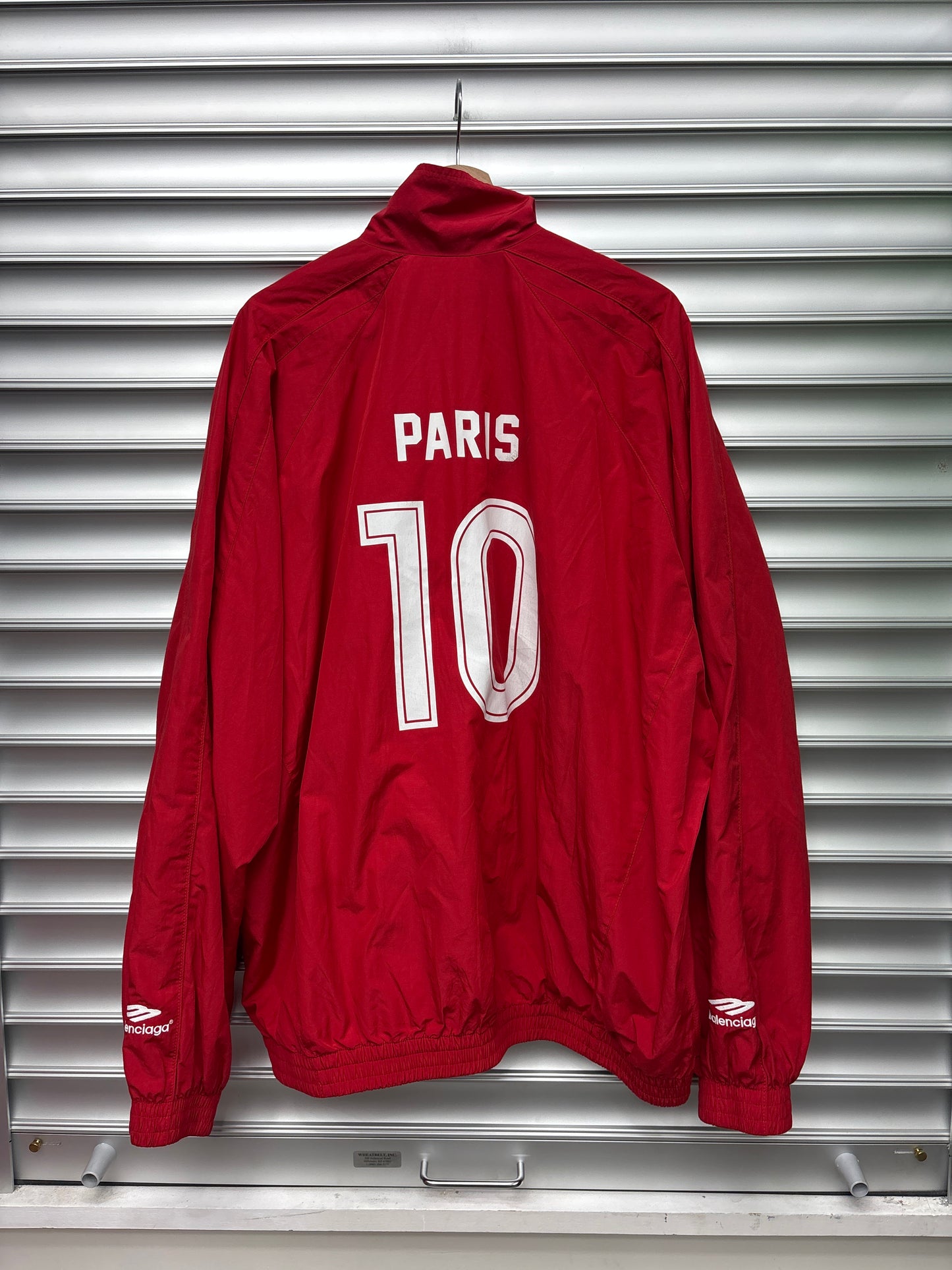 Balenciaga Red Soccer Track Jacket - 46