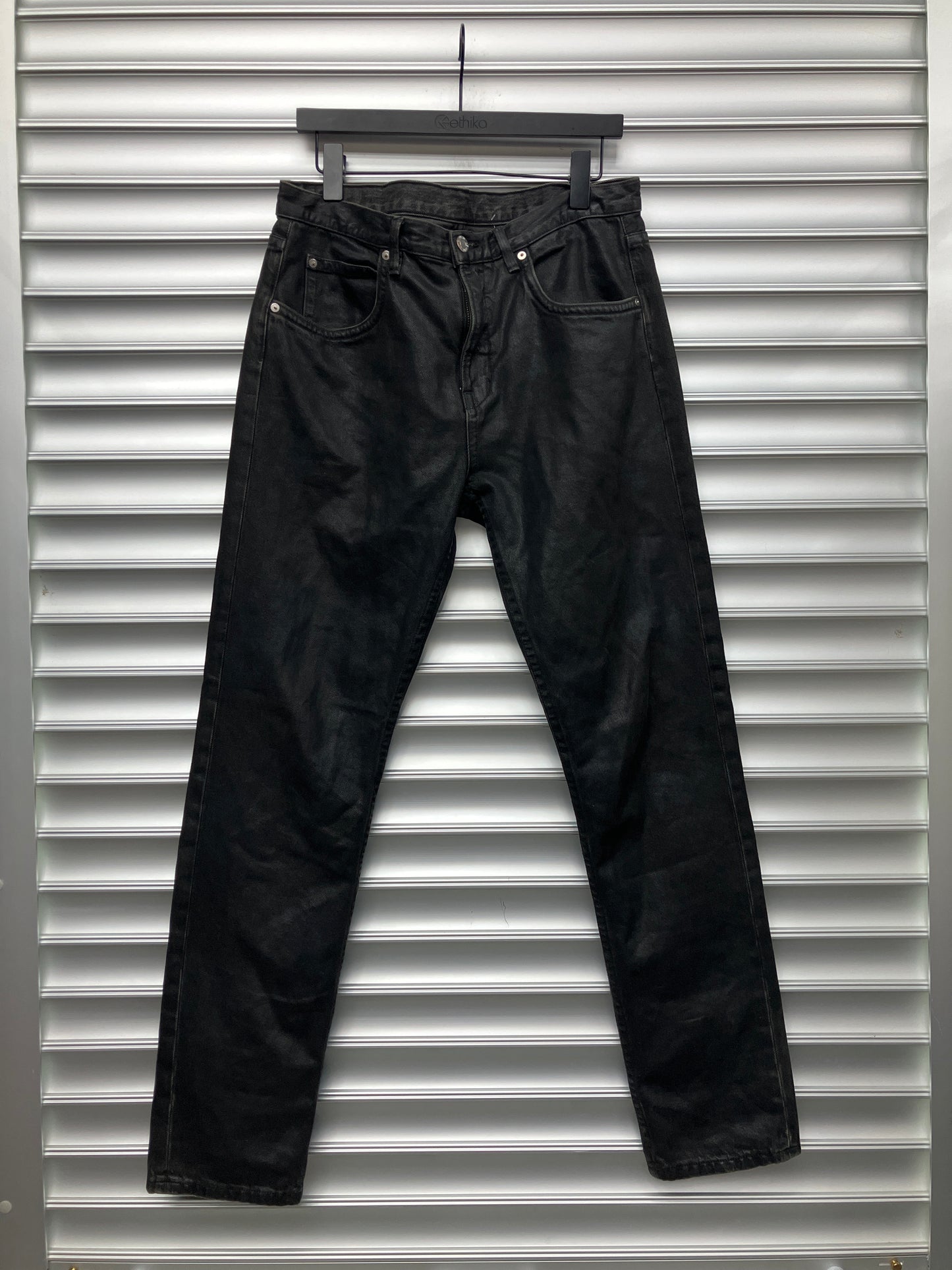 Helmut Lang Black Skinny Denim - 32